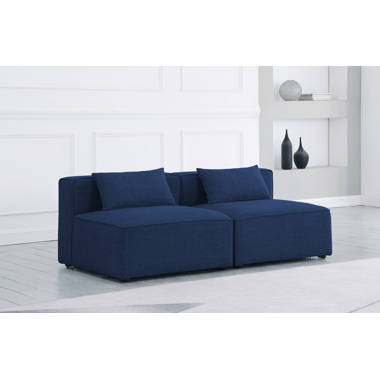 Cube 144'' Upholstered Sofa
